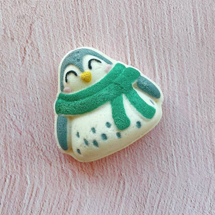 The Sister Made - Wholesale Bath Bomb/Fizz - Cozy Penguin bath bomb - with toy inside!1