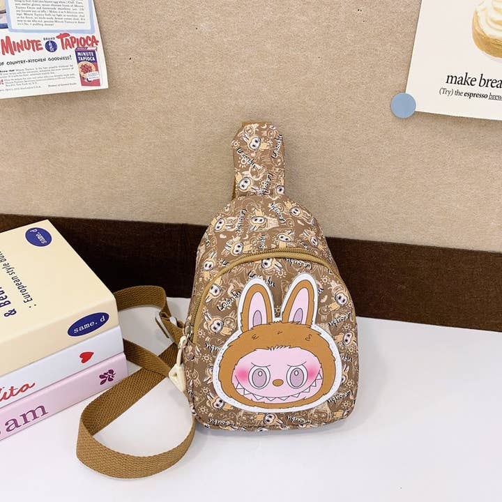 Little Trendy - Wholesale Crossbody Bag - Kids - Children's cute monster chest bag cartoon crossbody bag6