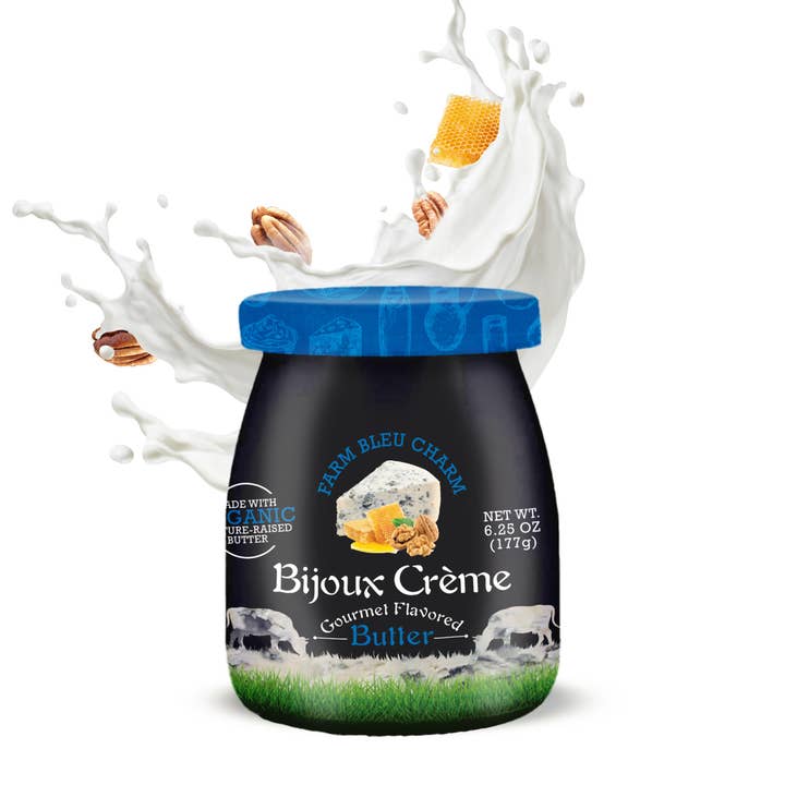 Farm Bleu Charm Gourmet Flavored Butter 6.25 oz for wholesale by Bijoux Crème