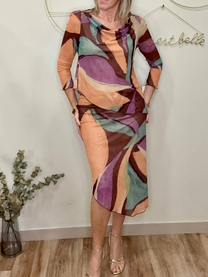 OLGA BLOUSE & SKIRT SET for wholesale by MAR CABALLER. COUTURE