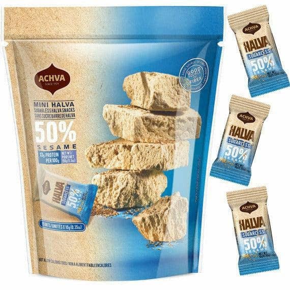 Galil Brands - Wholesale Snack Bar - Mini Halva Snack Bag | Sugar-Free Halva | 5.3 oz7