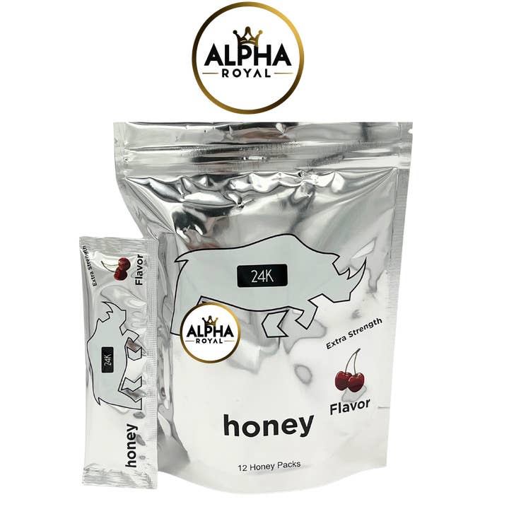 24K Honey Bag Pack – 12 Sachets Premium Natural Honey for wholesale by Alpha