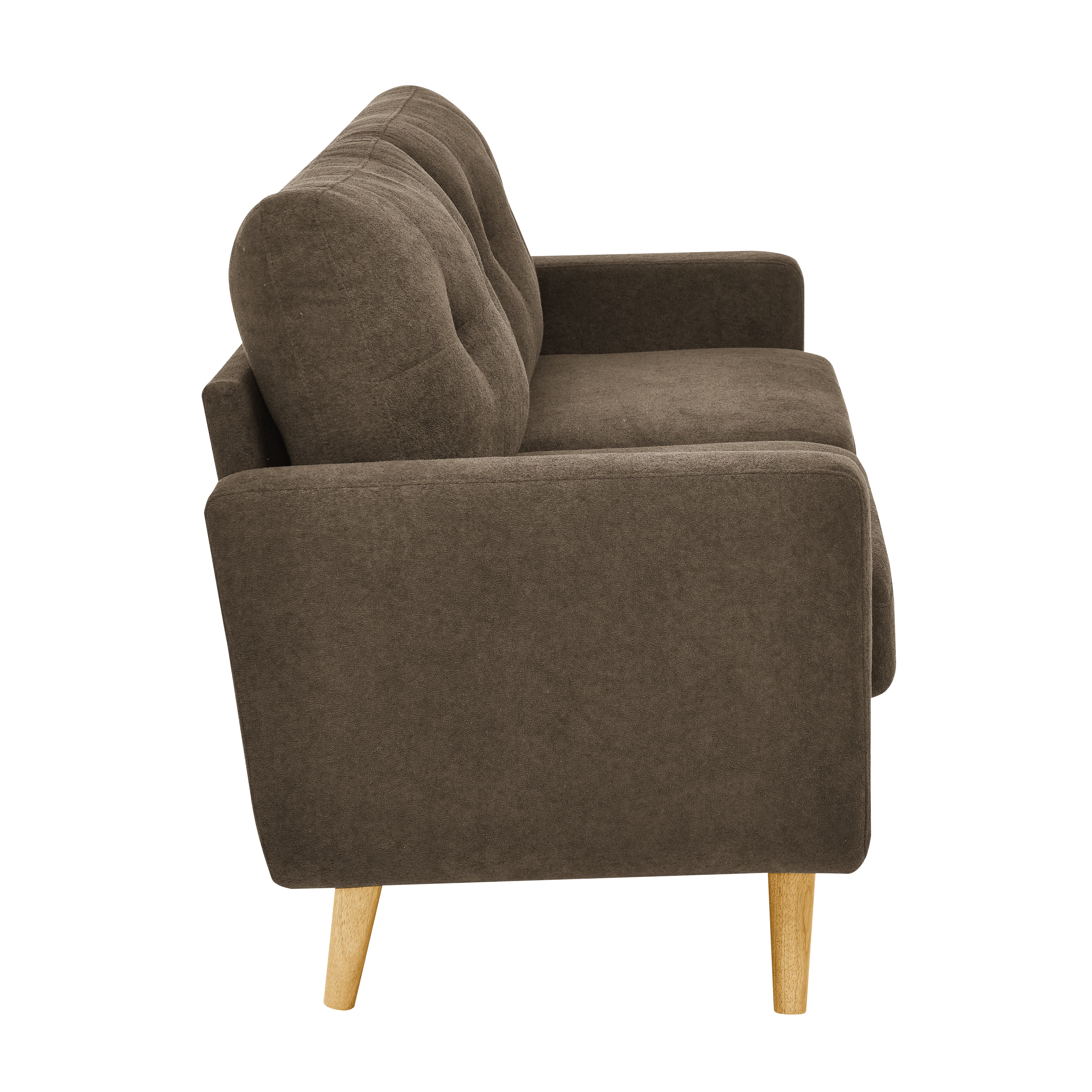 39F Inc. - Wholesale Sofa - Mid-Century 67.7in Tufted Loveseat Sofa with Wood Legs14