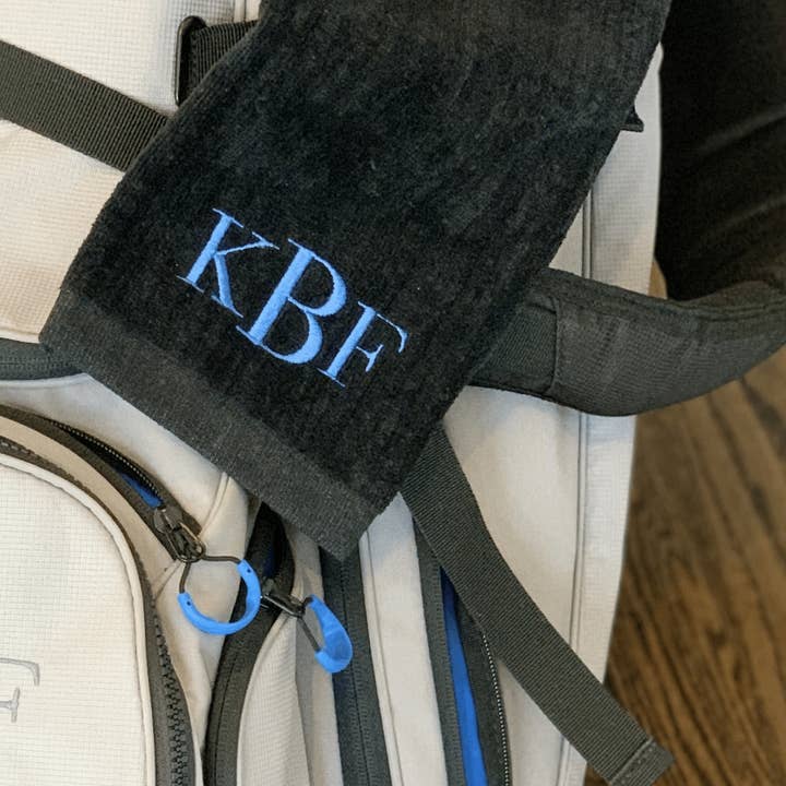 Golf towel for wholesale by Stitch Monograms