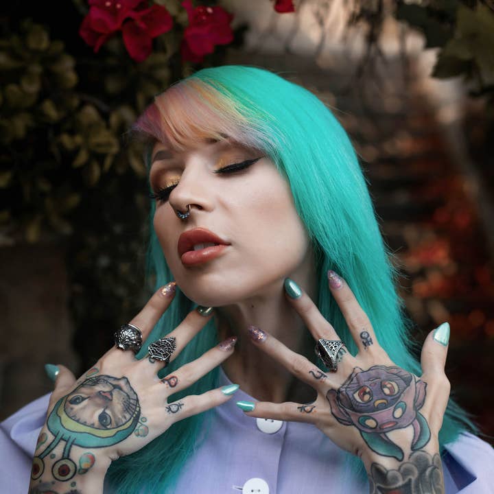 Lively Ghosts - Wholesale Cocktail/Statement Ring - Arachne Ring12