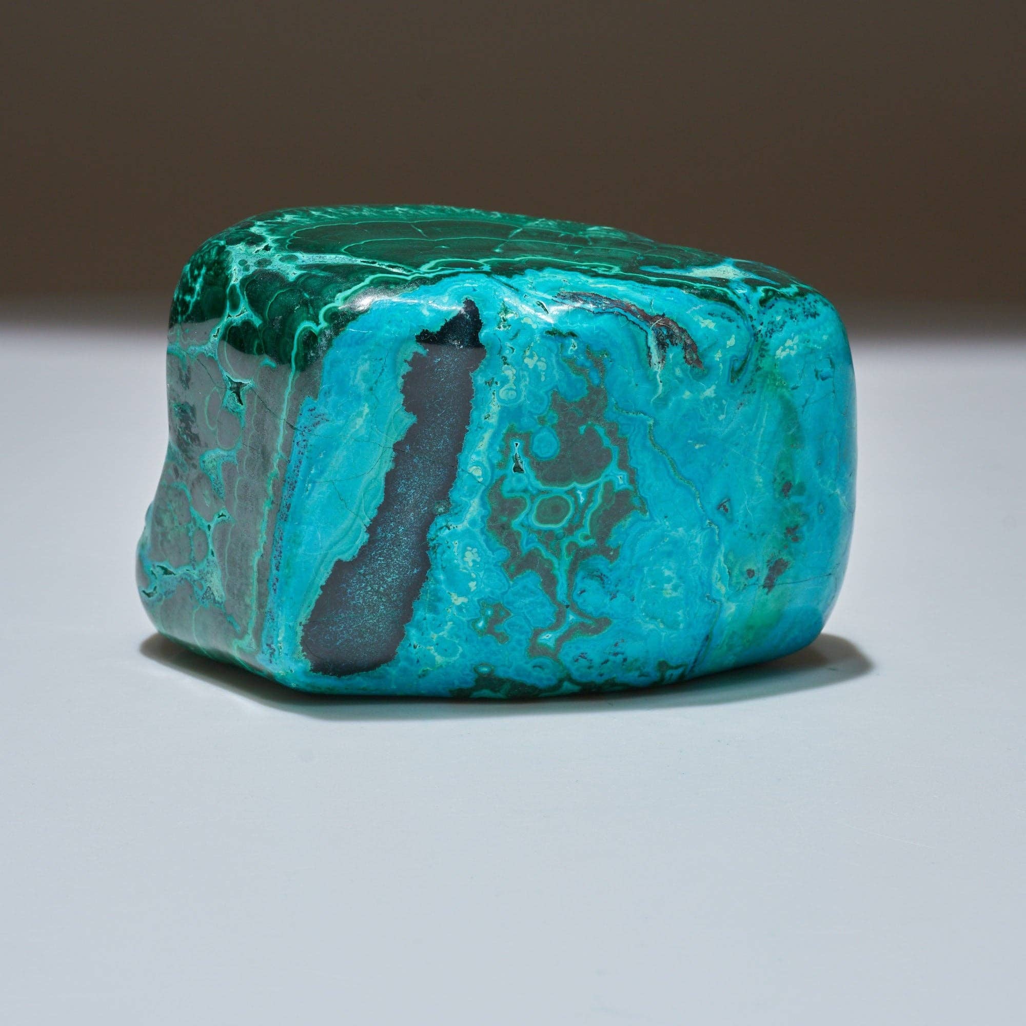 Malachite And More - Wholesale Spiritual Stone/Crystal - 1 LB Polished Malachite & Chrysocolla Freeform2