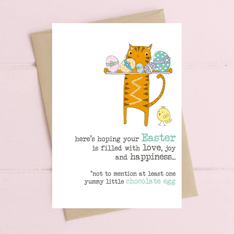 Dandelion Stationery – wholesale Easter card – Easter Filled With Chocolate Eggs - Greetings Card0