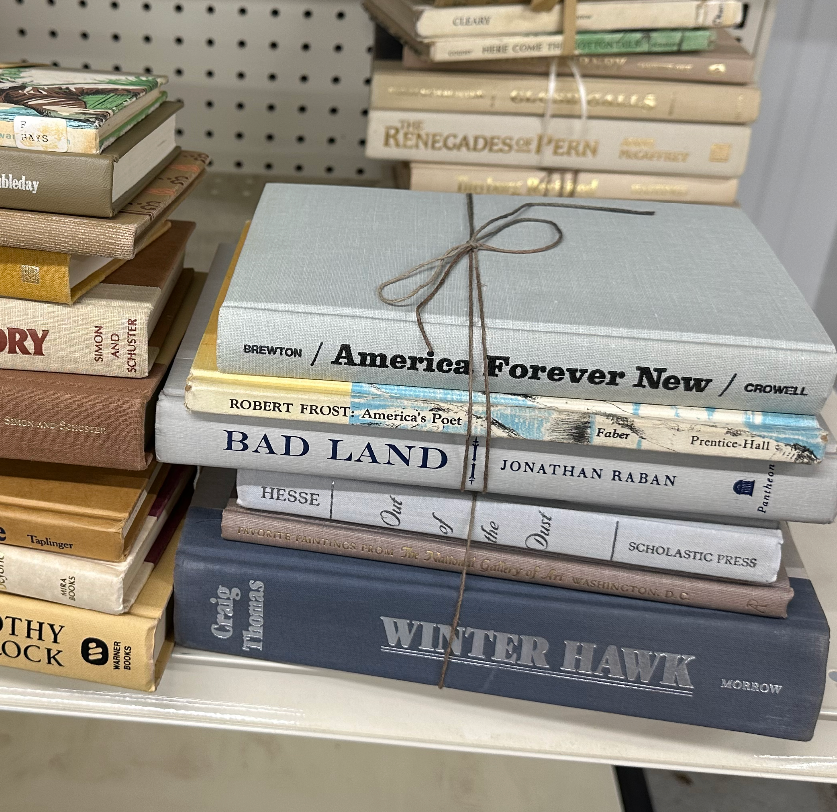 Made Market Co. - Wholesale Decorative Tabletop Object - Decorative Vintage Books Decor - Neutrals  Set of 318