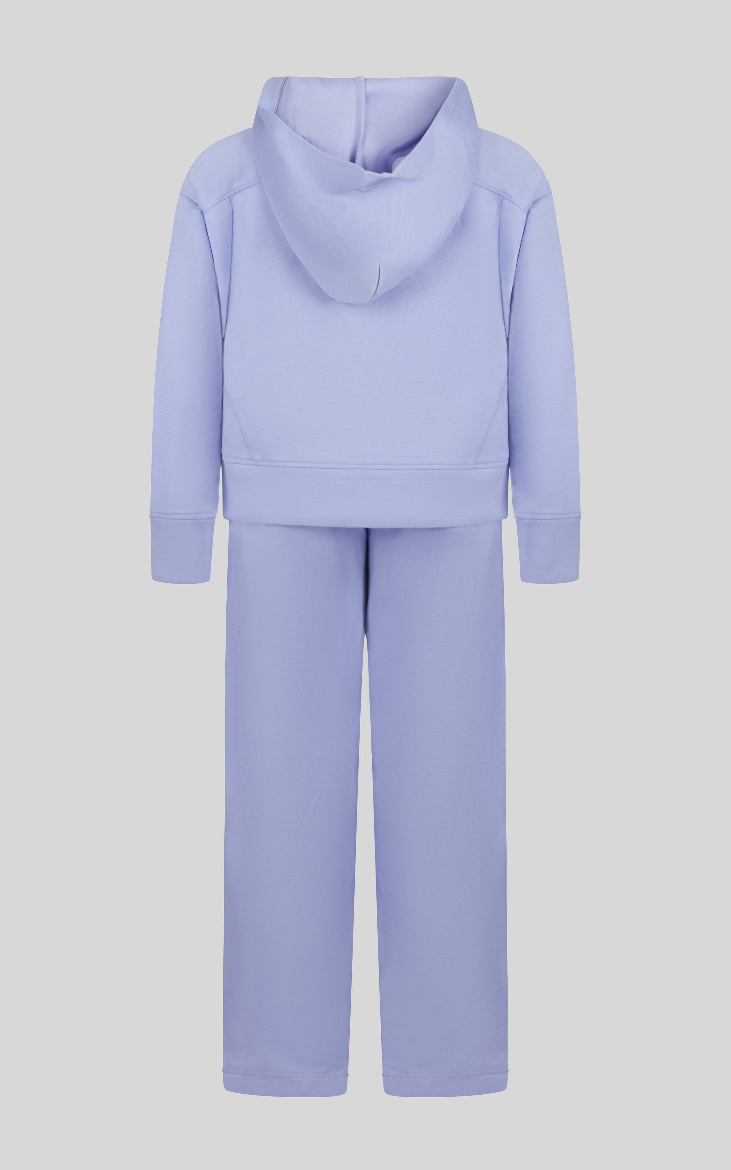 90 Degree by Reflex & Yogalicious - Wholesale Top & Pant Set - Kids - Little Girls Jacket, Wide Leg Pant, and Bag Set4