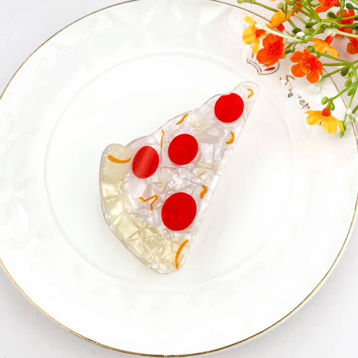 mildstyles - Wholesale Hair Clip - Women's - French Cheese Creative Food Hair Claw Clip