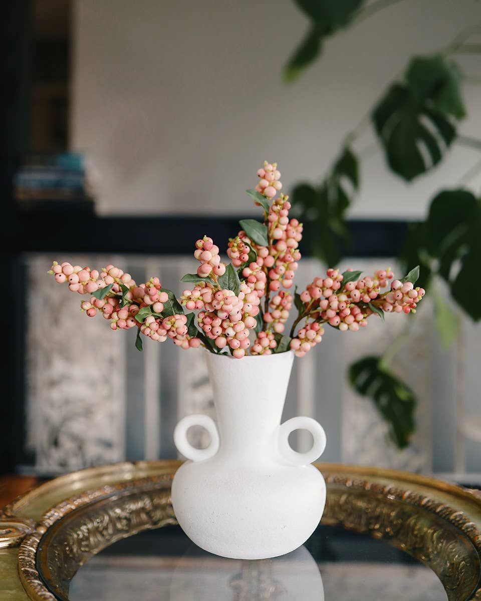 Prestige Botanicals - Wholesale Artificial flowers - Pink Artificial Snowberry 20.5"1