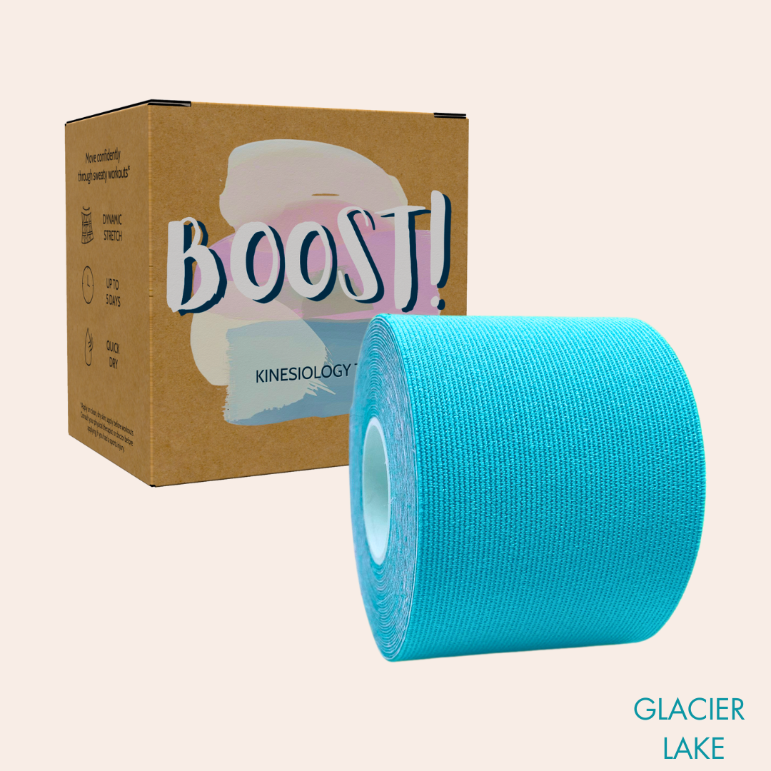 Earthtone Sports – Engroshandel Tape – Boost! ™ Glacier Lake Precut Kinesiologitape0