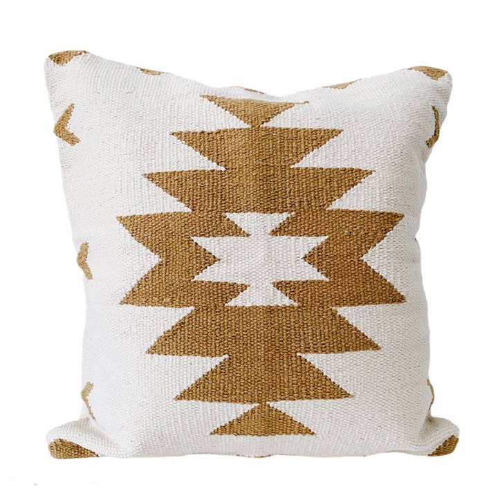 Ithaca Kilim Pillow in Sand for wholesale by theHOMEmind