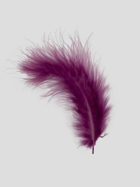 Marabu 12-15 cm Violett für den Großhandel von Enkels Feathers