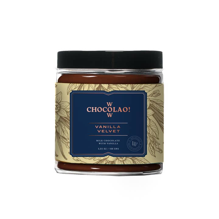 Vanilla Velvet Chocolate Spread - 250ml for wholesale by WOW Chocolao!