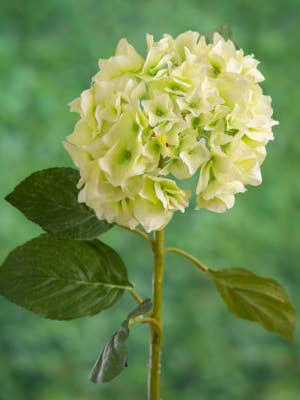 Artificial Large Light Green Hydrangea for wholesale by Mezu Silk Flowers