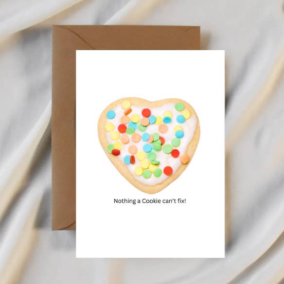 Nothing a Cookie Can't Fix Card for wholesale by Party Collective