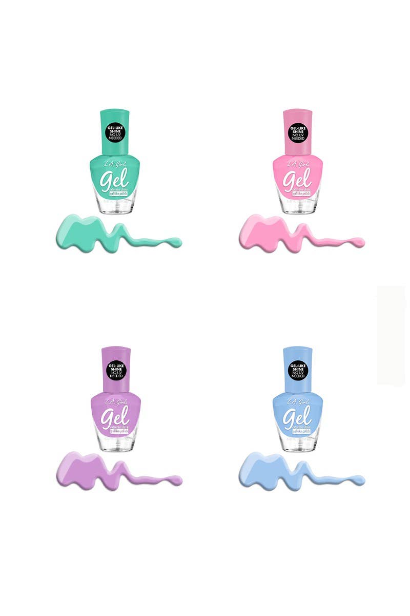 PINEAPPLE Beauty – wholesale Nail polish set – LA Girl GPD400 Fresh Pastel Gel Polish Set - 48pc3