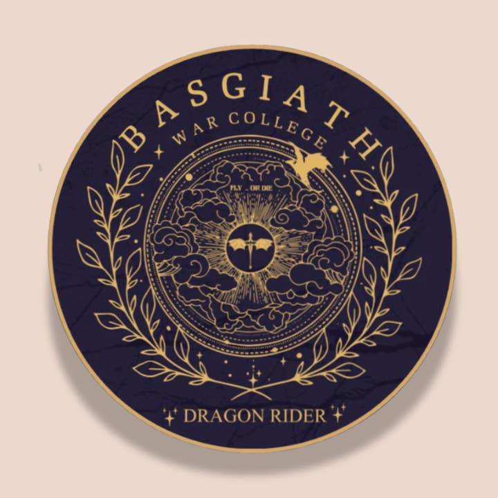 Basgiath War College | Sticker | Fantasy for wholesale by Pretty Pages