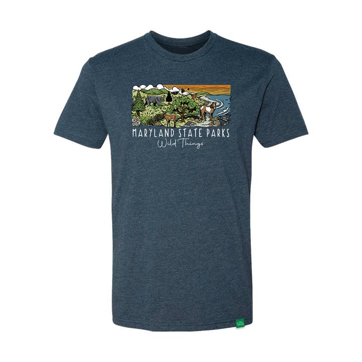 Maryland State Parks Wild Things T-Shirt for wholesale by Wild Tribute