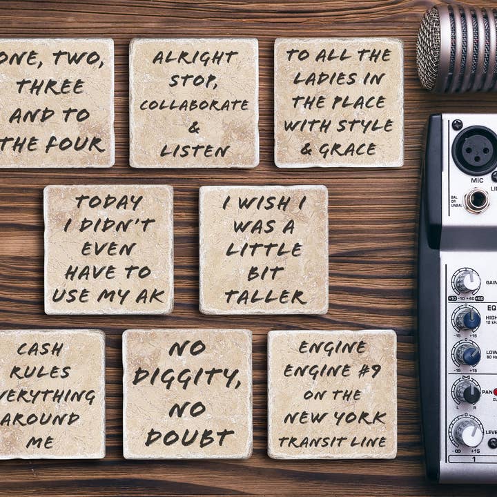 Black Angel Designs - Wholesale Coasters - 90's Hip Hop Lyrics Coasters - No Diggity - Blackstreet