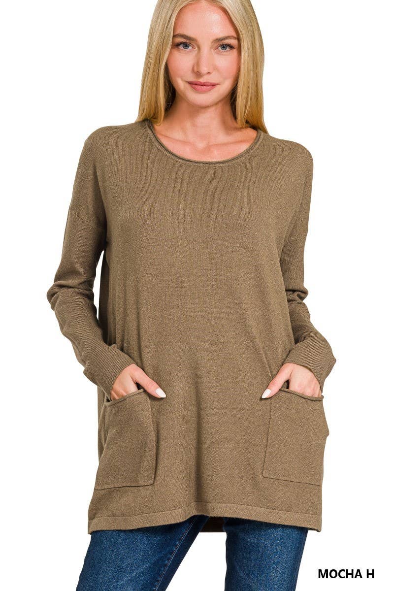 Vanilla Monkey – wholesale Tunikatröja - Dam – Viskos Frontfickor Tröja9