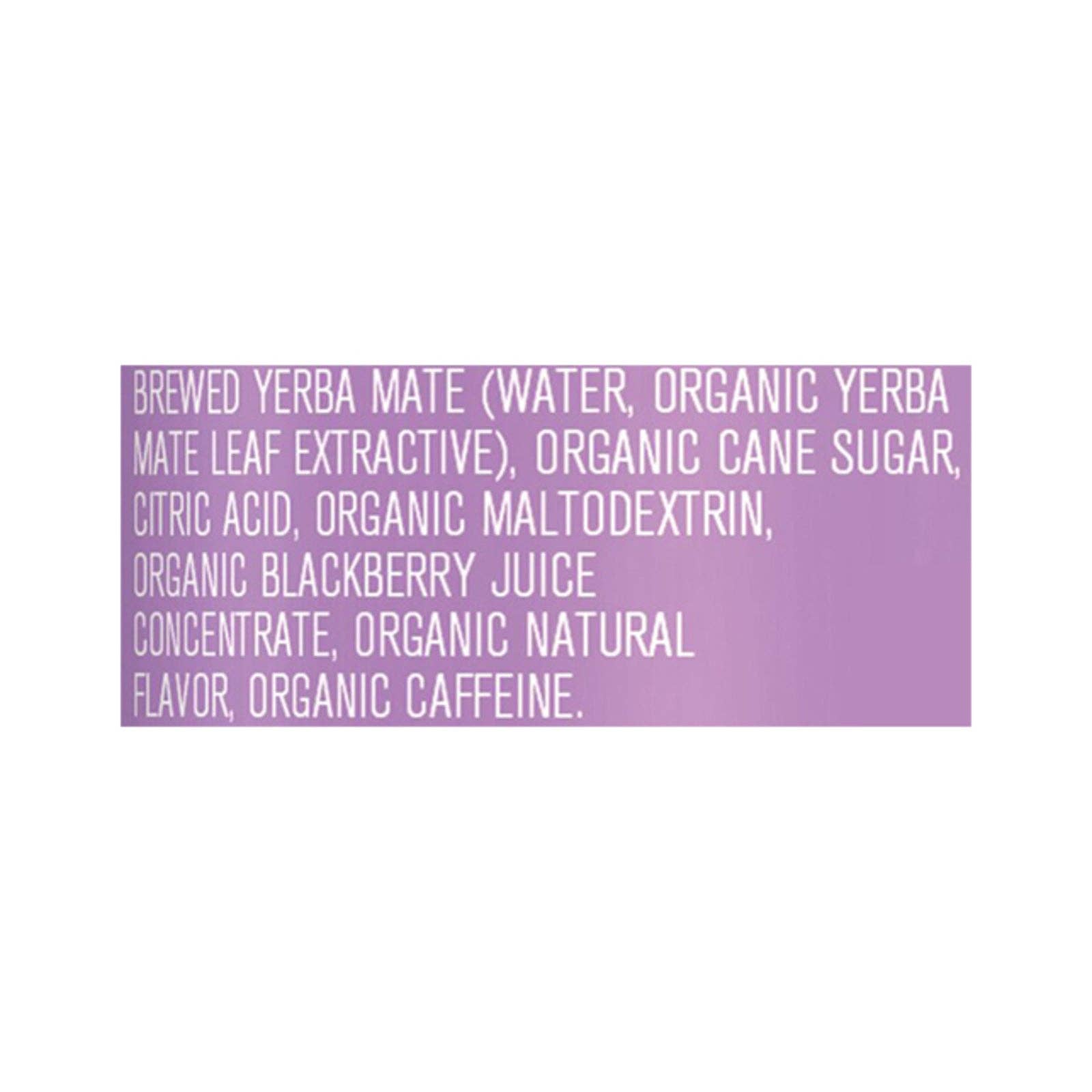 Everyday Supply Co - Wholesale Iced Tea - Yachak - Yerba Mate Blackberry - Case Of 12-16 Fz2