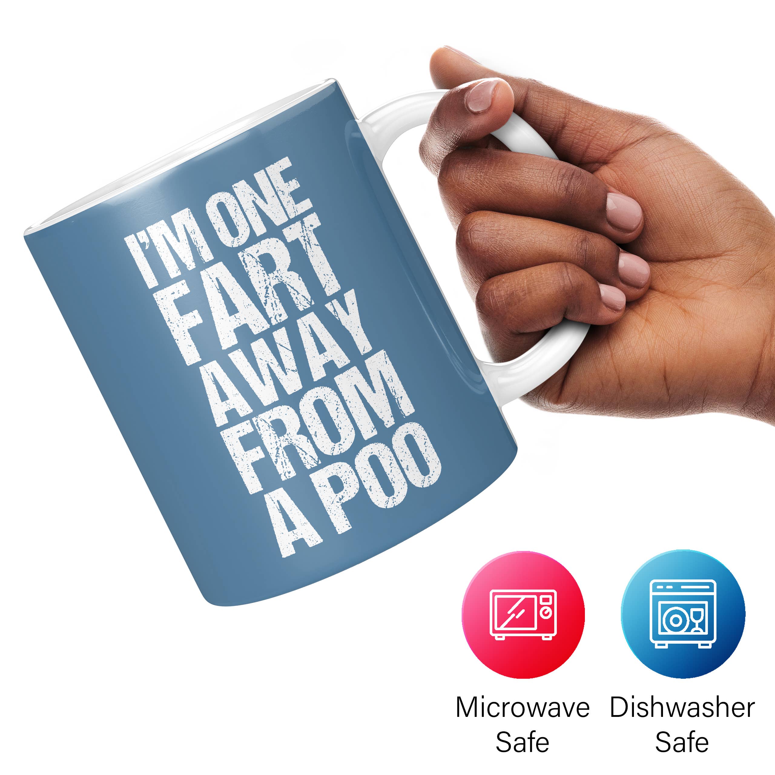 Mug Monster - Wholesale Coffee Mug - I'm One Fart Away From A Poo Mug, Funny Novelty Gift17