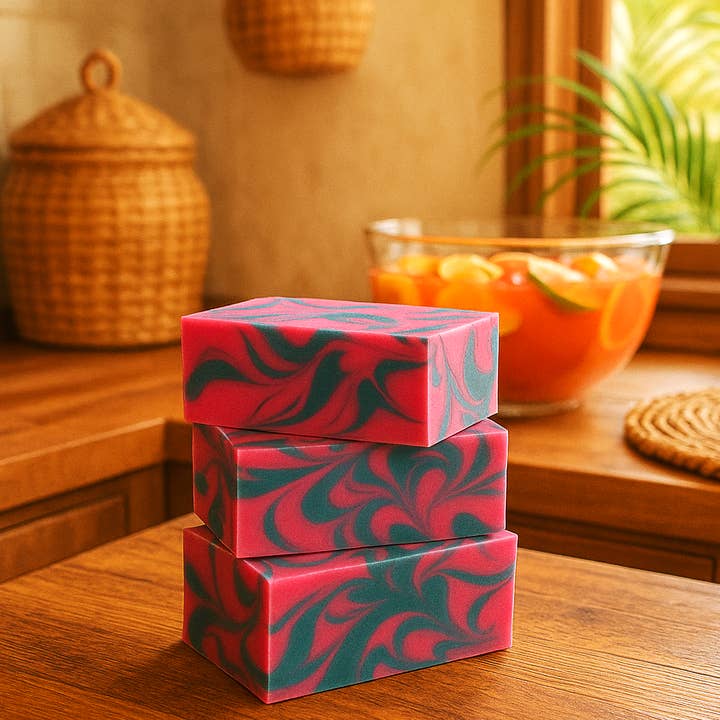DeShawn Marie Soap Boutique - Wholesale Bar Soap - Aloha Punch Soap (no packaging/private label)4