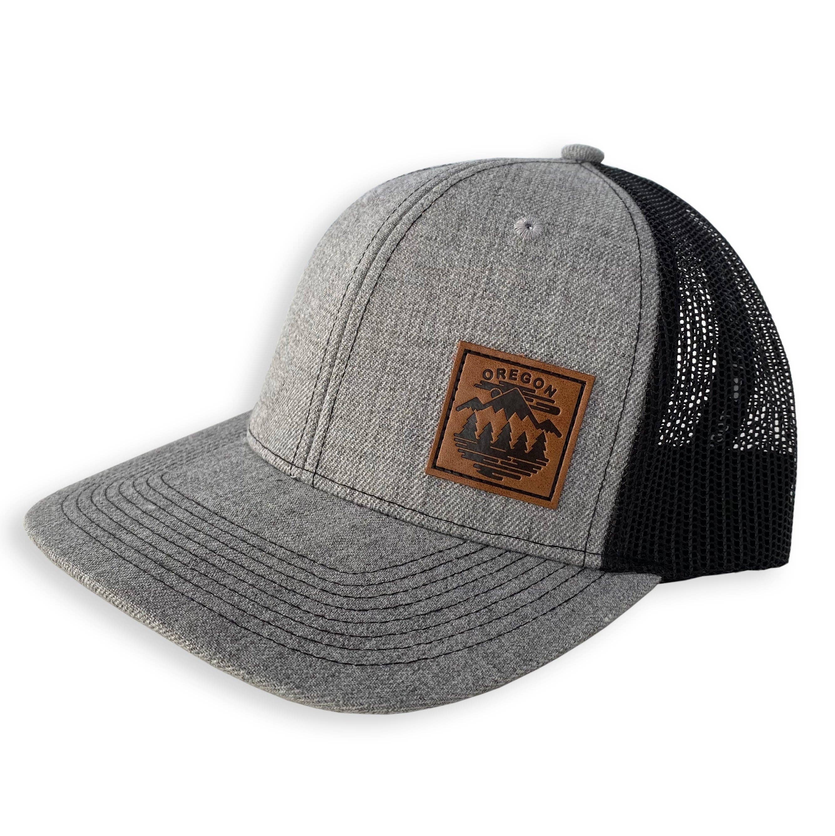 Little Bay Root - Wholesale Trucker Hat - Unisex - Oregon Fifty Mountain Ranges | Curved bill snapback hat0