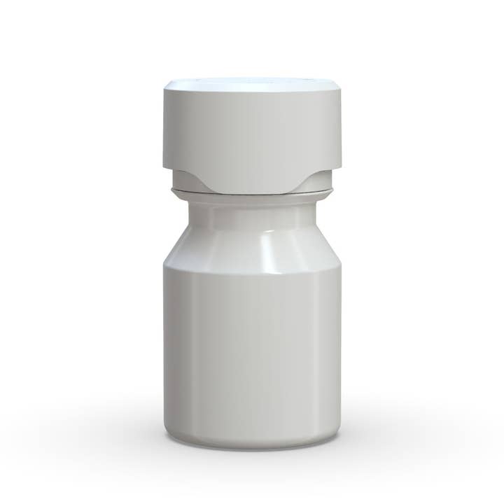 Chubby Gorilla Aviator Shot Bottle 30ml - White bottle & White Cap for wholesale by Copackr