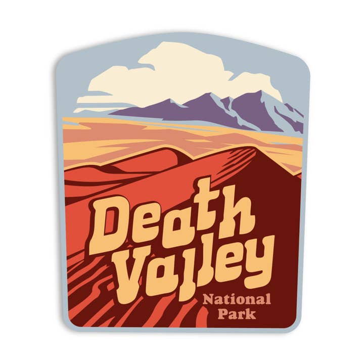 Death Valley National Park Sticker for wholesale by The Landmark Project
