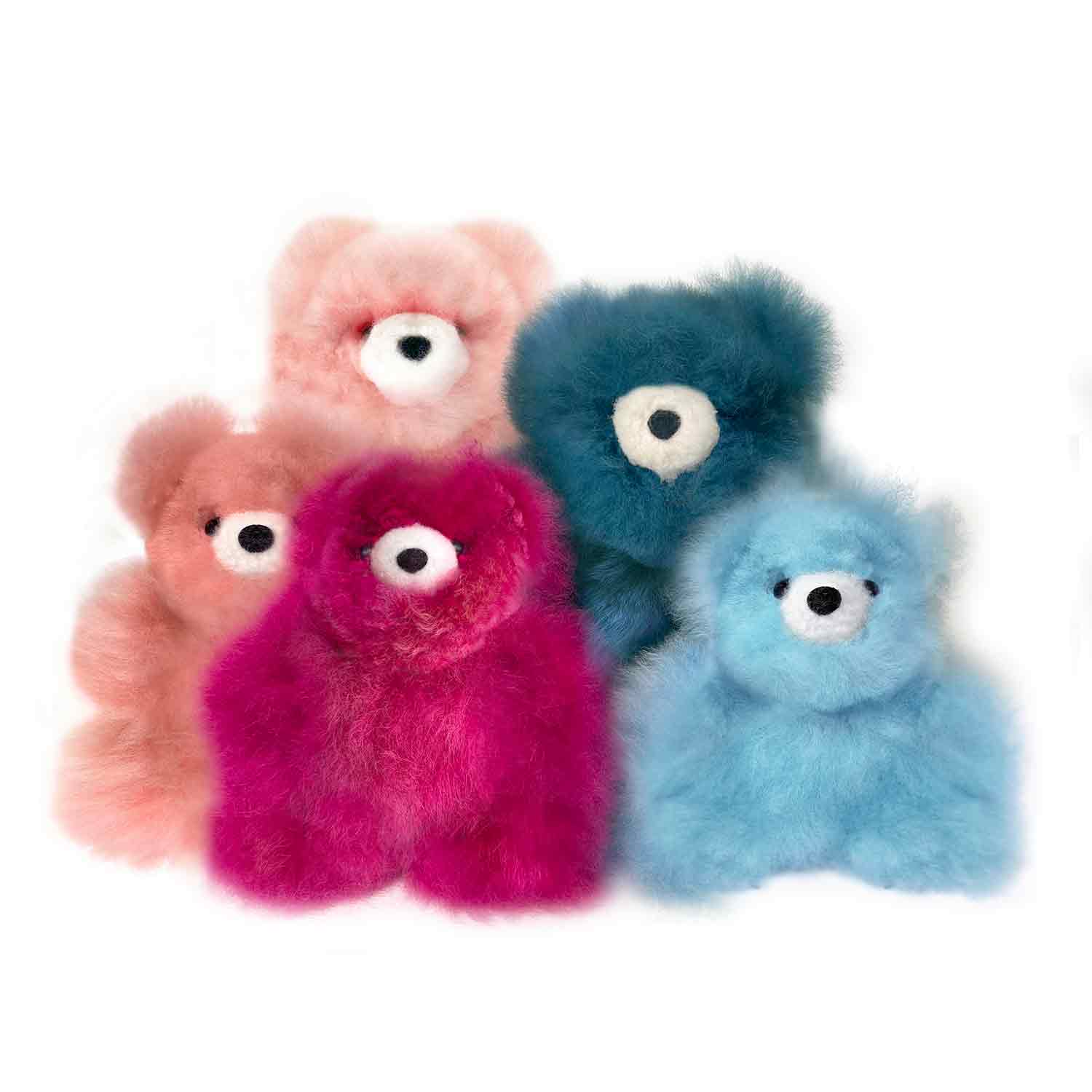 Shupaca Alpaca - Wholesale Stuffed/plush toy – Kids & baby - Fantasy Color Alpaca Plushie | 7" Bear | Pink1