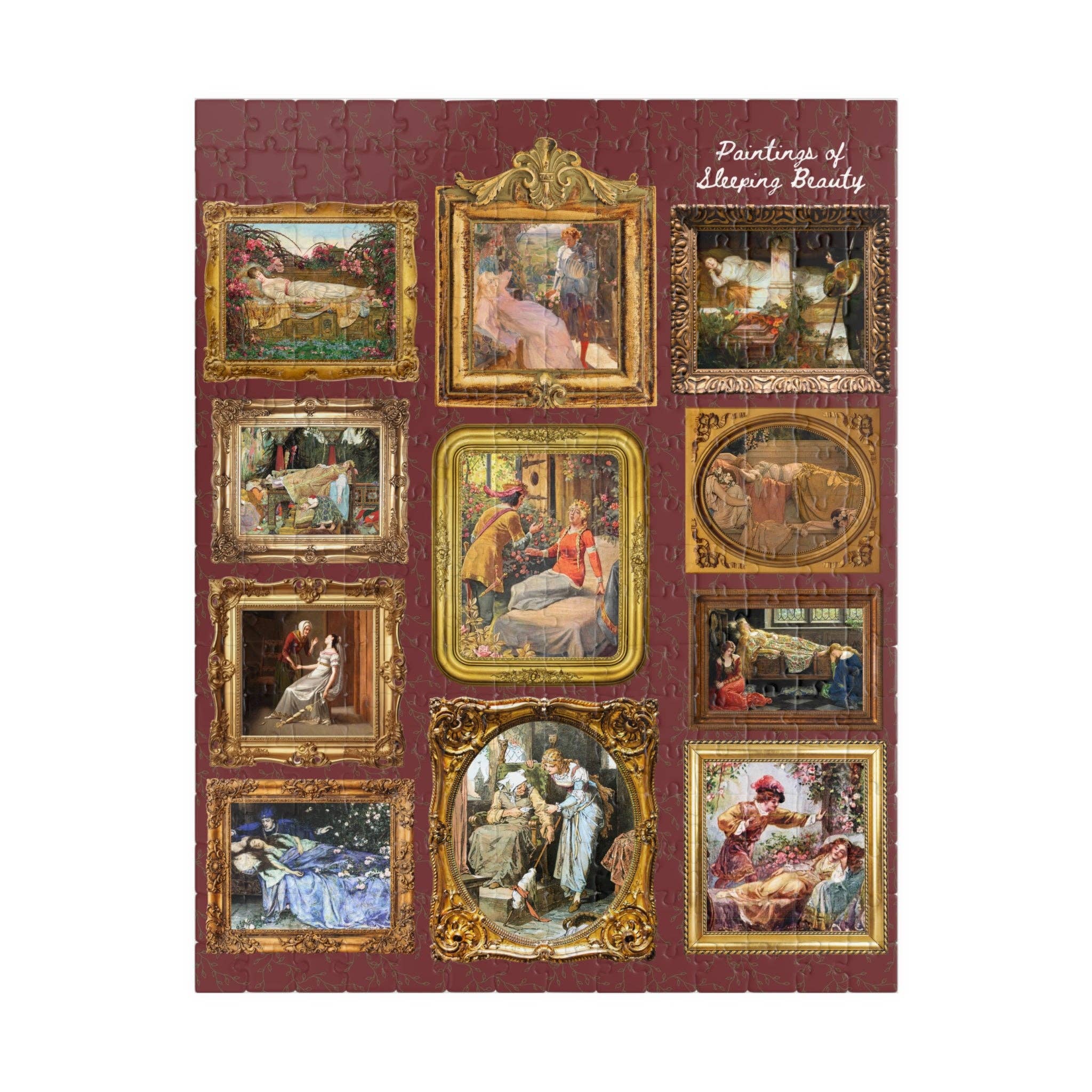 Opal and June - Wholesale Puzzle - Adult - Bookish Fairy Tale Art History Puzzle: Paintings of Sleeping Beauty1