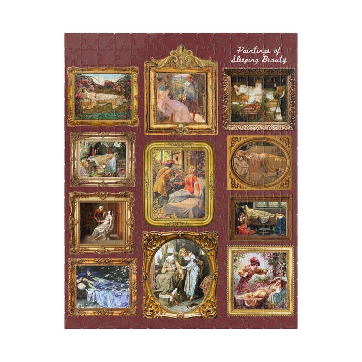 Opal and June - Wholesale Puzzle - Adult - Bookish Fairy Tale Art History Puzzle: Paintings of Sleeping Beauty1