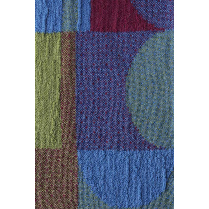 McKernan - Wholesale Hand Warmer - Soho Wristwarmers – Merino Wool with Circle Graphic Motif10