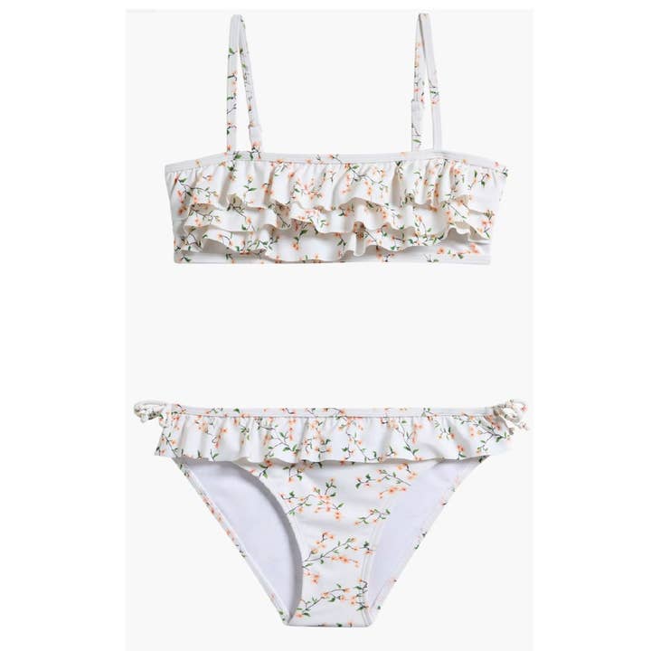 Tween Cha Cha Ruffle Two-Piece Swimsuit for wholesale by Ava & Yelly