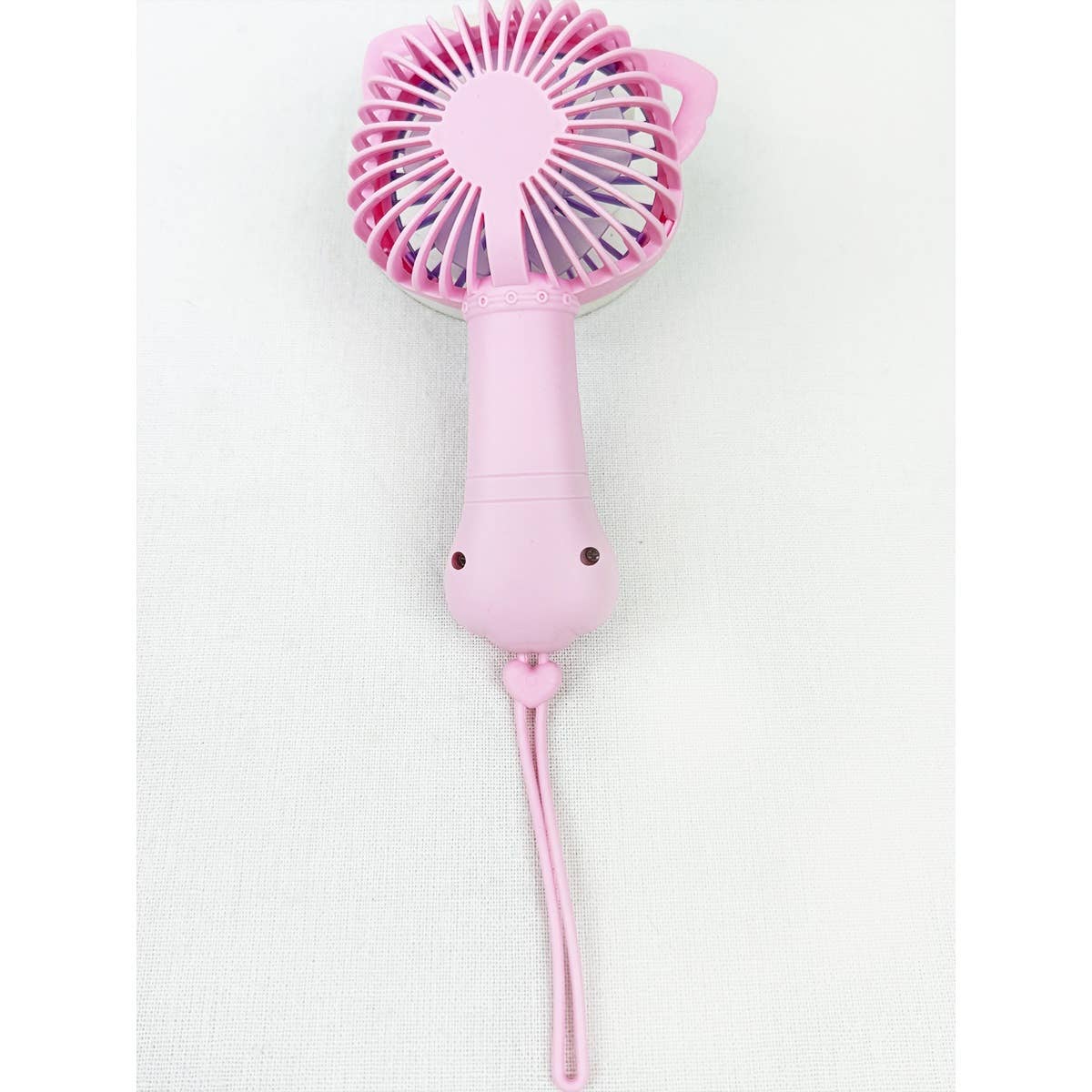 MIX COLOR Cute Paw Portable Hand Fan with strap for wholesale on Faire4