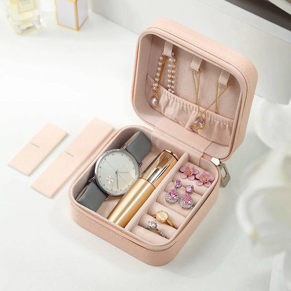 Zakka - Wholesale Jewelry Box/Organizer - Jewelry Travel Organizer Display Zipper Case Trinket Box2