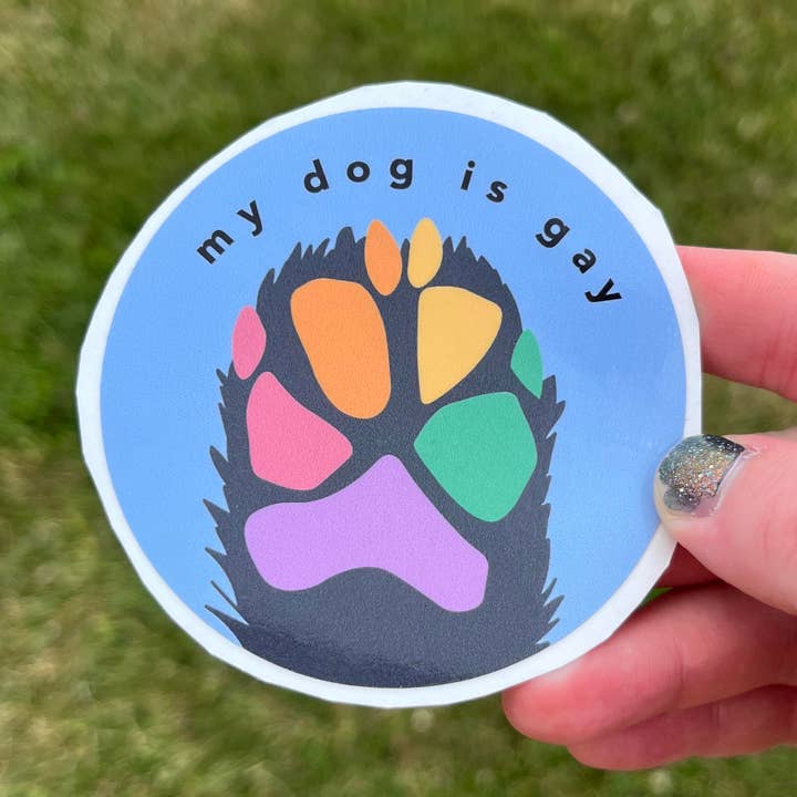 My Gog is Gay Sticker for wholesale by Morganite Press