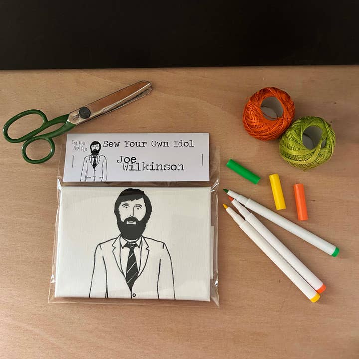 Joe Wilkinson - Sew Your Own Idol Kit for wholesale by Fat Hen And Flo