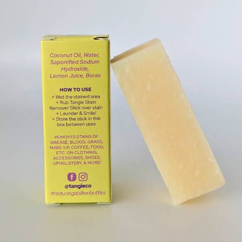 Tangie LLC - Wholesale Stain Remover - Stain Remover Stick by Tangie zero waste, white label soaps