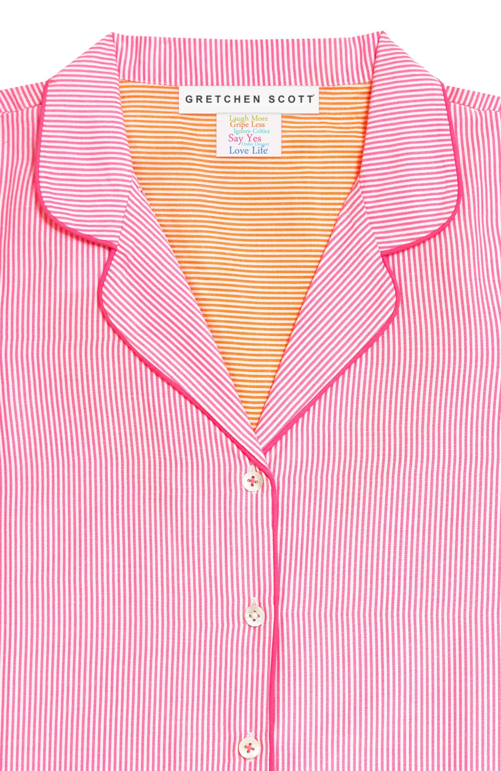 Gretchen Scott LLC – Conjunto de pijama - Mulher por atacado – Conjunto de Pijamas - Riscas8