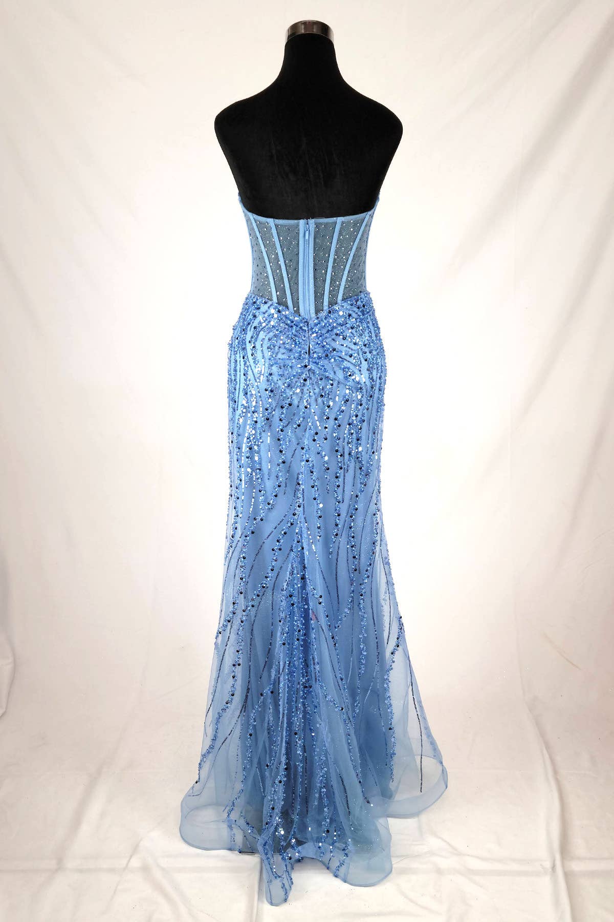 Chicas – wholesale Klänning - Dam – Älskling lång klänning med pärlor och paljetter C36623