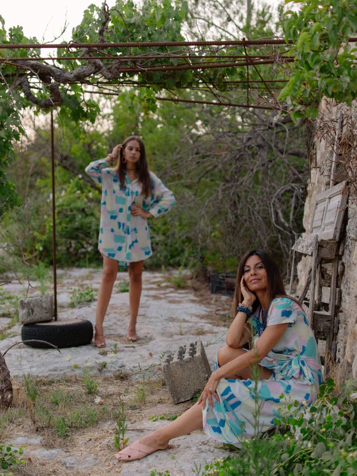 Bijondo - Venta al por mayor Vestido - Mujer - Vestido corto tipo camisa con bolsillos Enza5