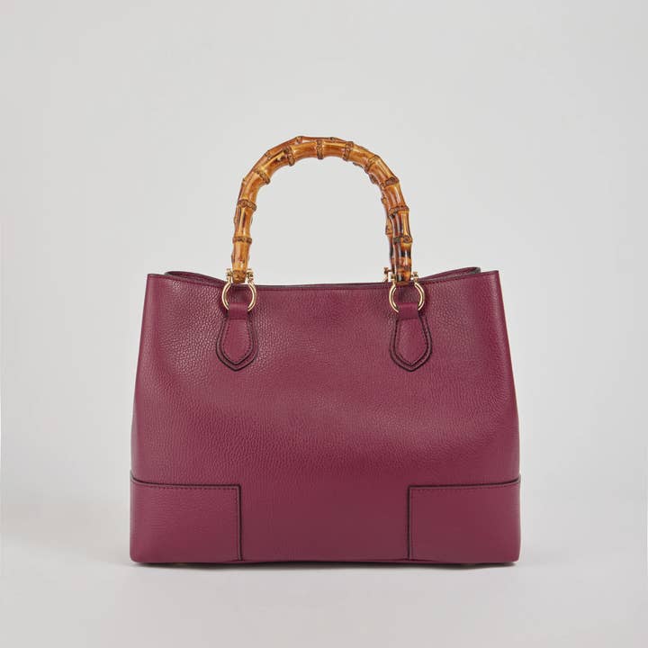 Voemièn - Wholesale Top Handle Bag - Women's - Bamboo Babe Bag in Beige Dollar Leather13