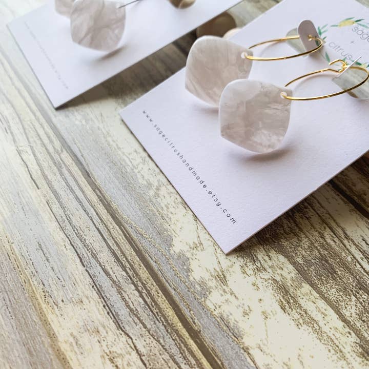 Faux kvarts bøjler for engroshandel hos sage + citrus