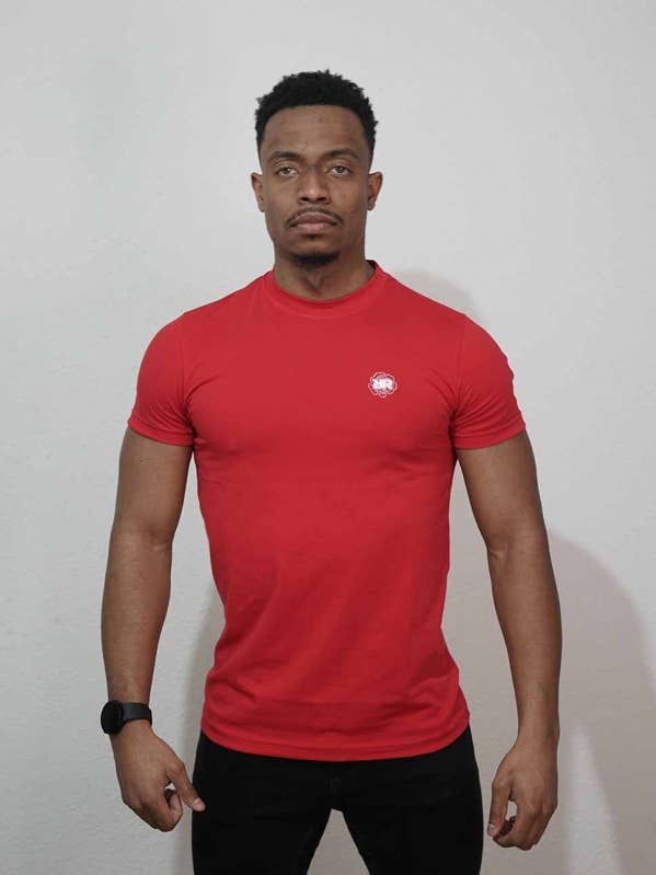 ROZERTYS RR PLAIN RED TEE for wholesale by Rozertys