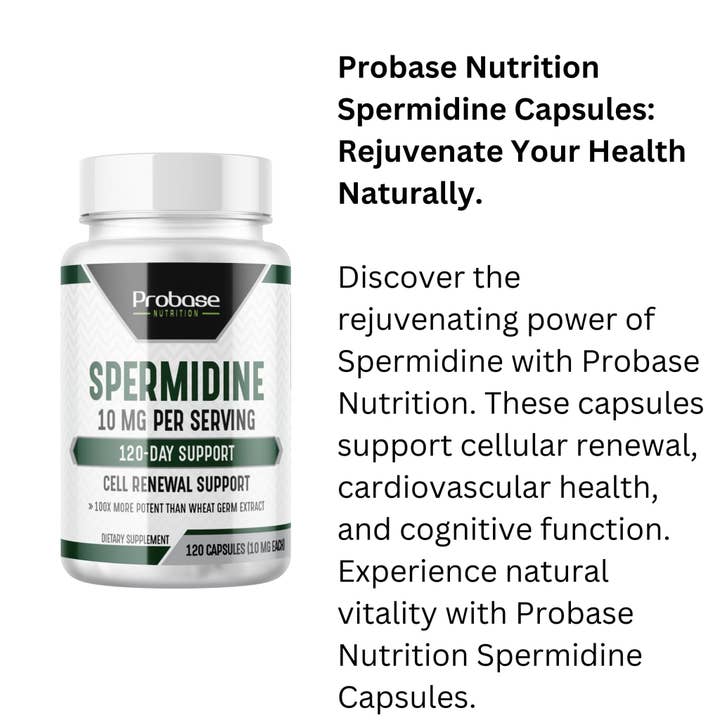 Probase Nutrition - Wholesale Oral Supplement/Vitamin - Spermidine Supplement10