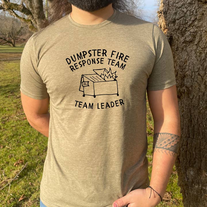 Dumpster Fire Response Team - Men's Tee for wholesale by Moonlight Makers